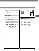 Предварительный просмотр 51 страницы Toshiba SD-P2700 Owner'S Manual