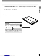 Preview for 3 page of Toshiba SD-P2800 Owner'S Manual