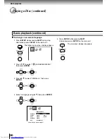 Preview for 20 page of Toshiba SD-P2800 Owner'S Manual