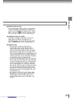 Preview for 21 page of Toshiba SD-P2800 Owner'S Manual