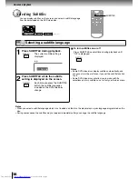 Preview for 38 page of Toshiba SD-P2800 Owner'S Manual