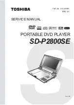 Toshiba SD-P2800SE Service Manual preview