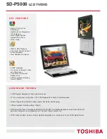 Toshiba SD-P5000 Specifications preview