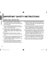 Предварительный просмотр 6 страницы Toshiba SD-P91SKY Owner'S Manual