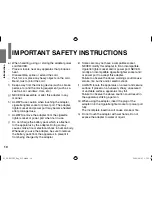 Предварительный просмотр 10 страницы Toshiba SD-P91SKY Owner'S Manual