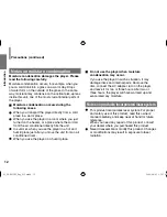 Предварительный просмотр 12 страницы Toshiba SD-P91SKY Owner'S Manual