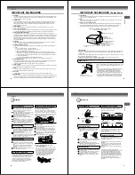 Preview for 3 page of Toshiba SD-V280 Service Manual