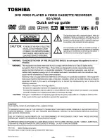 Toshiba SD-V280A Quick Setup Manual preview