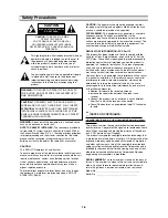 Предварительный просмотр 2 страницы Toshiba SD-V290 Owner'S Manual