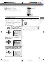 Предварительный просмотр 23 страницы Toshiba SD-V291 Owner'S Manual