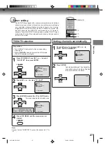 Предварительный просмотр 27 страницы Toshiba SD-V291 Owner'S Manual