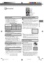 Предварительный просмотр 31 страницы Toshiba SD-V291 Owner'S Manual