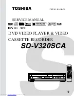 Toshiba SD-V320SCA Service Manual предпросмотр