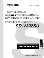 Toshiba SD-V392SU Service Manual preview