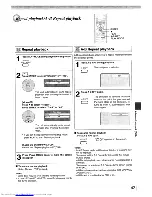 Preview for 47 page of Toshiba SD-V394SU Owner'S Manual