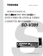 Toshiba SD-V395 Service Manual preview