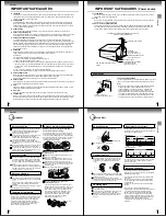 Preview for 3 page of Toshiba SD-V395 Service Manual