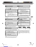 Preview for 35 page of Toshiba SD-V395KC Owner'S Manual