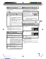 Preview for 39 page of Toshiba SD-V395KC Owner'S Manual