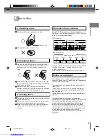 Предварительный просмотр 7 страницы Toshiba SD-V396SU Owner'S Manual