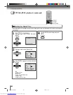 Предварительный просмотр 48 страницы Toshiba SD-V396SU Owner'S Manual