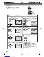 Предварительный просмотр 62 страницы Toshiba SD-V396SU Owner'S Manual