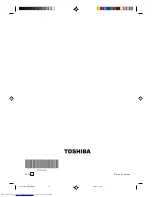 Предварительный просмотр 72 страницы Toshiba SD-V396SU Owner'S Manual