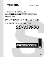 Preview for 1 page of Toshiba SD-V396SU Owner'S Service Manual