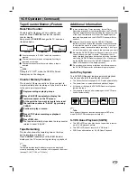 Preview for 29 page of Toshiba SD-V55HT Owner'S Manual