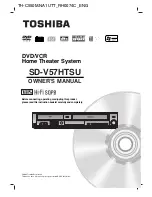 Toshiba SD-V57HTSU Owner'S Manual preview