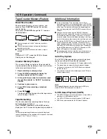 Предварительный просмотр 29 страницы Toshiba SD-V57HTSU Owner'S Manual