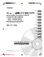 Toshiba SD-V593SU Owner'S Manual preview