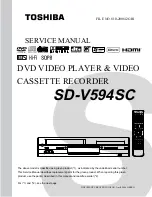 Toshiba SD-V594SC Service Manual preview