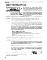 Предварительный просмотр 2 страницы Toshiba SD-V594SU Owner'S Manual