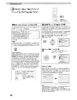 Предварительный просмотр 44 страницы Toshiba SD-V594SU Owner'S Manual