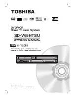 Toshiba SD-V65HT Owner'S Manual preview