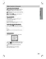 Предварительный просмотр 39 страницы Toshiba SD-V65HT Owner'S Manual