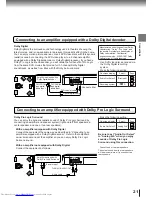 Предварительный просмотр 21 страницы Toshiba SD120 Owner'S Manual