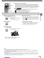 Предварительный просмотр 27 страницы Toshiba SD120 Owner'S Manual