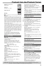 Предварительный просмотр 15 страницы Toshiba SD190 Owner'S Manual