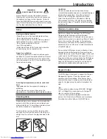 Preview for 5 page of Toshiba SD190EKB Owner'S Manual