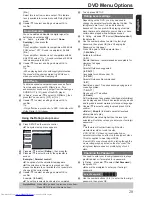 Preview for 21 page of Toshiba SD3010KB Owner'S Manual