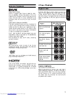 Предварительный просмотр 5 страницы Toshiba SD3020KE Owner'S Manual