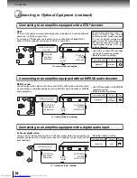 Preview for 18 page of Toshiba SD4010KE Owner'S Manual