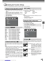 Preview for 23 page of Toshiba SD4010KE Owner'S Manual