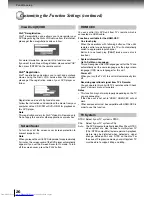 Preview for 26 page of Toshiba SD4010KE Owner'S Manual