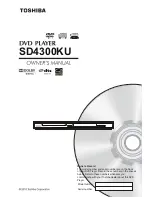 Preview for 1 page of Toshiba SD4300KU Owner'S Manual