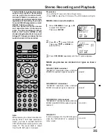 Предварительный просмотр 34 страницы Toshiba SD46VSR User Manual