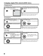 Предварительный просмотр 47 страницы Toshiba SD46VSR User Manual