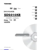 Toshiba SD5010KB Owner'S Manual preview